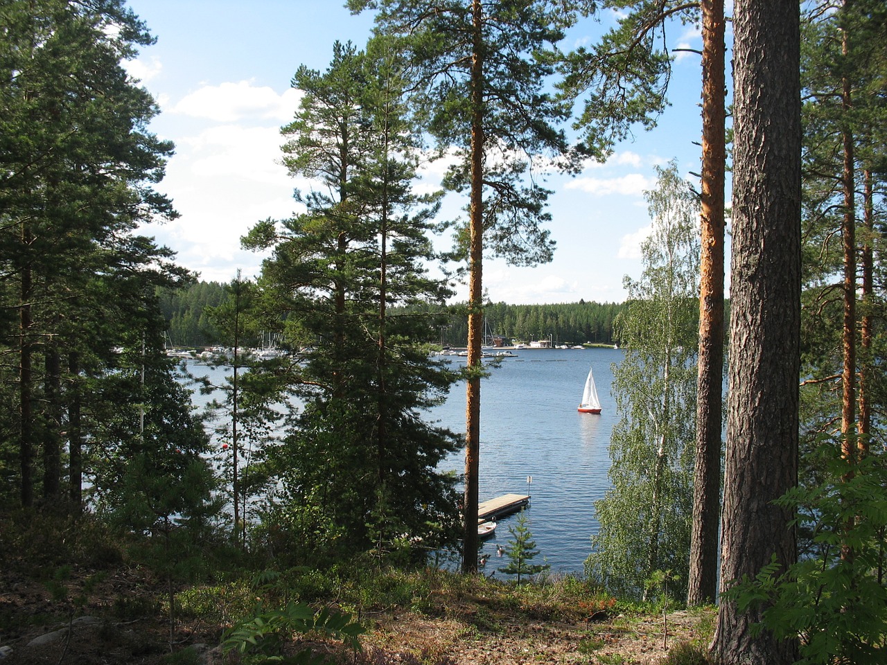 Finland, Imatra, Saimaa, Ežeras, Miškas, Kraštovaizdis, Nemokamos Nuotraukos,  Nemokama Licenzija