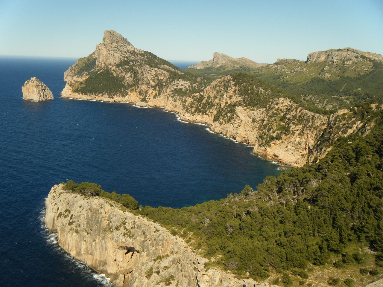 Formentor, Majorca, Krantas, Jūra, Kraštovaizdis, Vanduo, Rokas, Uolos, Koplyčia, Gamta