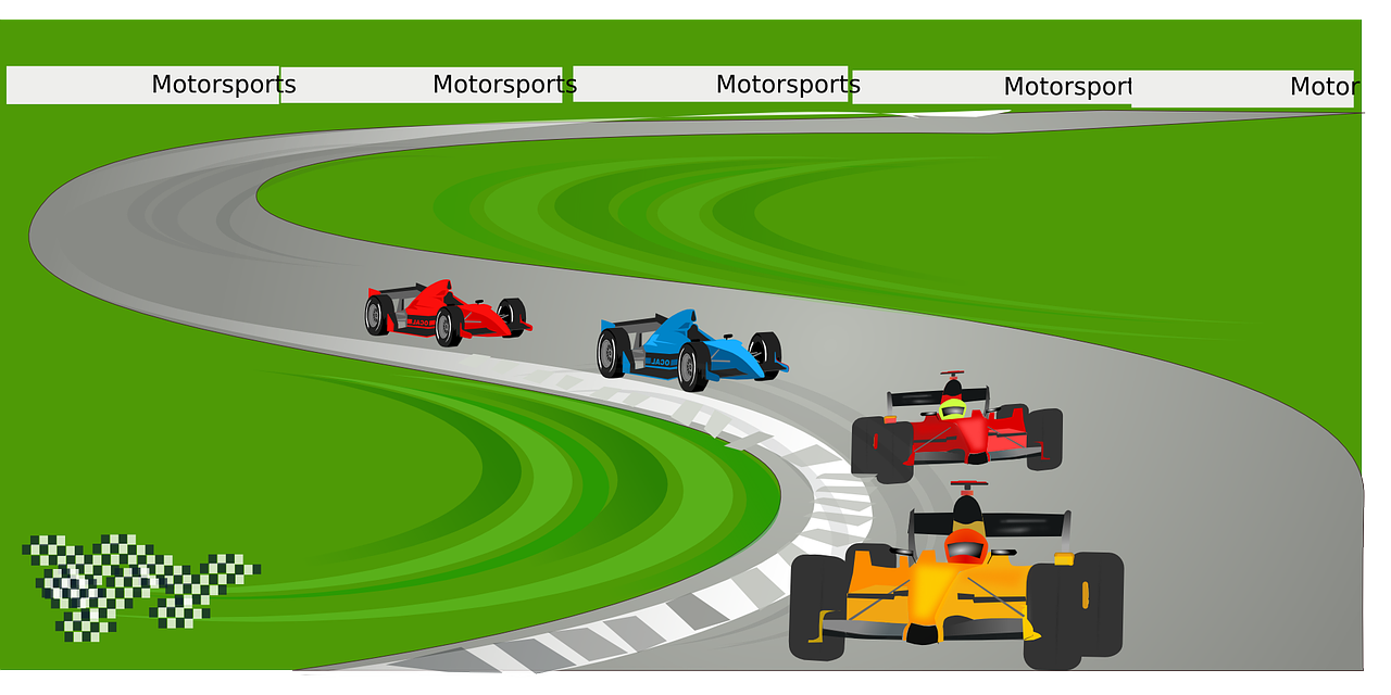 Formulė 1, Formulė 1, Motorsportas, Automobilis, Automobiliai, Racetrack, Lenktynės, Greitkelis, Lenktyniniai Automobiliai, Nemokama Vektorinė Grafika