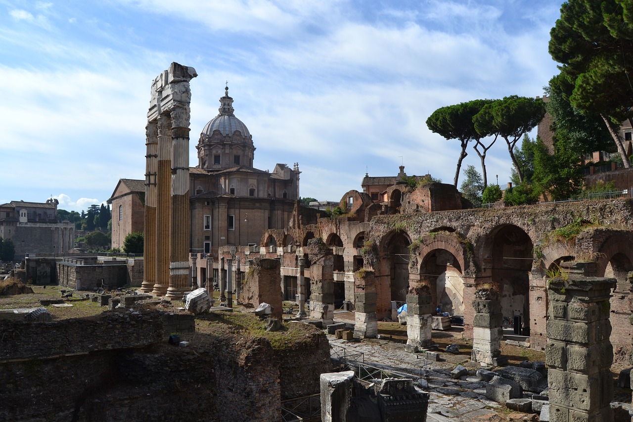 Foro Romano,  Griuvėsiai,  Skylės,  Imperiali,  Senovės Roma,  Italy,  Lankytini Objektai, Nemokamos Nuotraukos,  Nemokama Licenzija