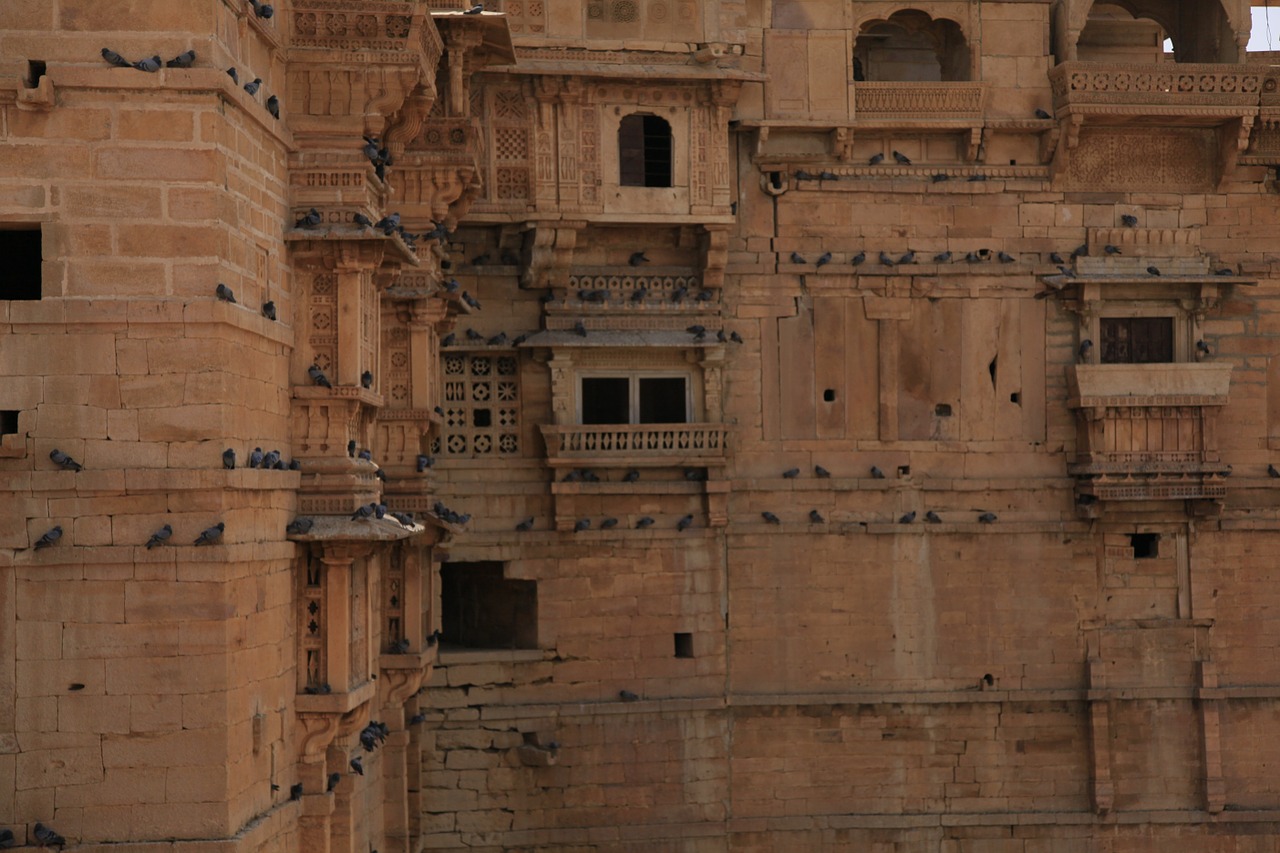Fortas, Indija, Rajasthan, Architektūra, Asija, Senovės, Smiltainis, Istorija, Istorinis, Paveldas