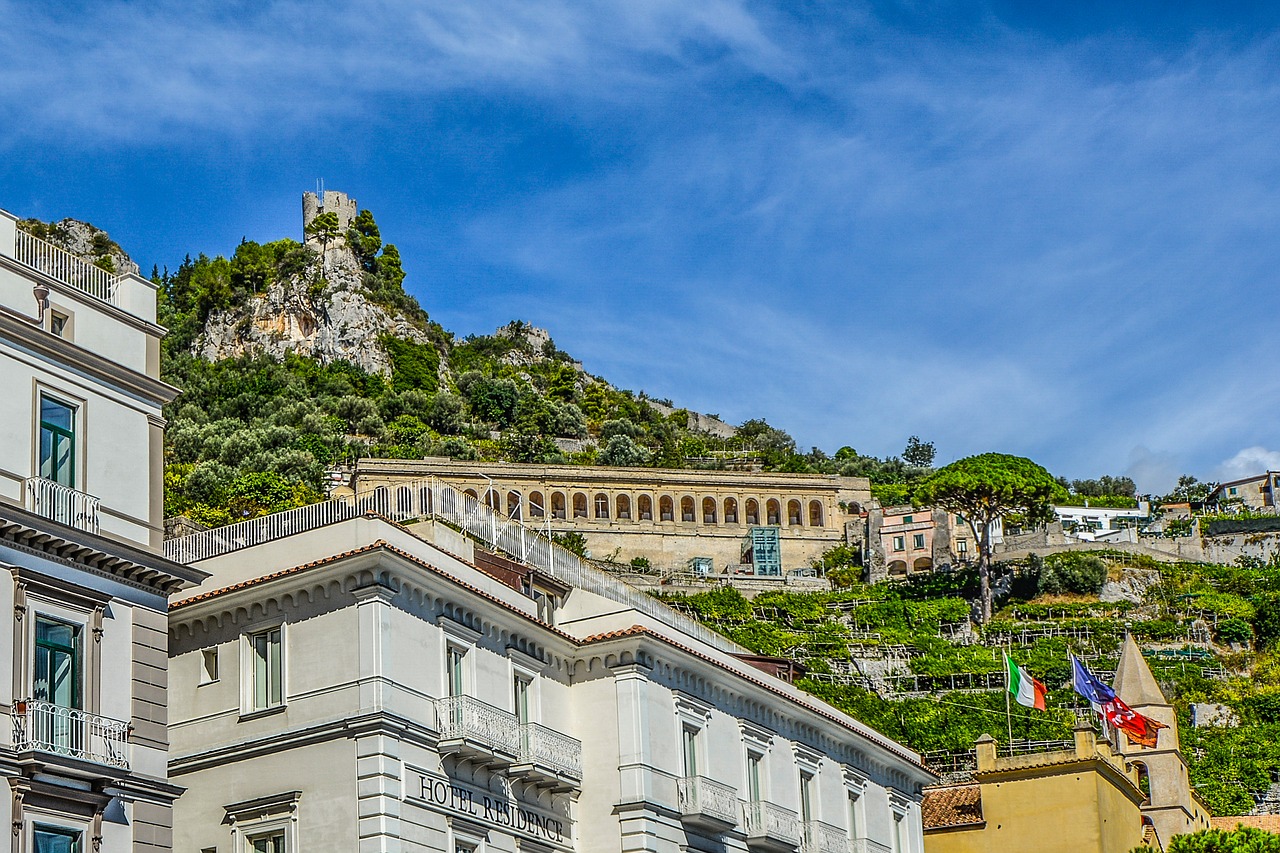 Fortas, Bokštas, Kalnas, Taormina, Sicilija, Italy, Kelionė, Senovės, Tvirtovė, Nemokamos Nuotraukos