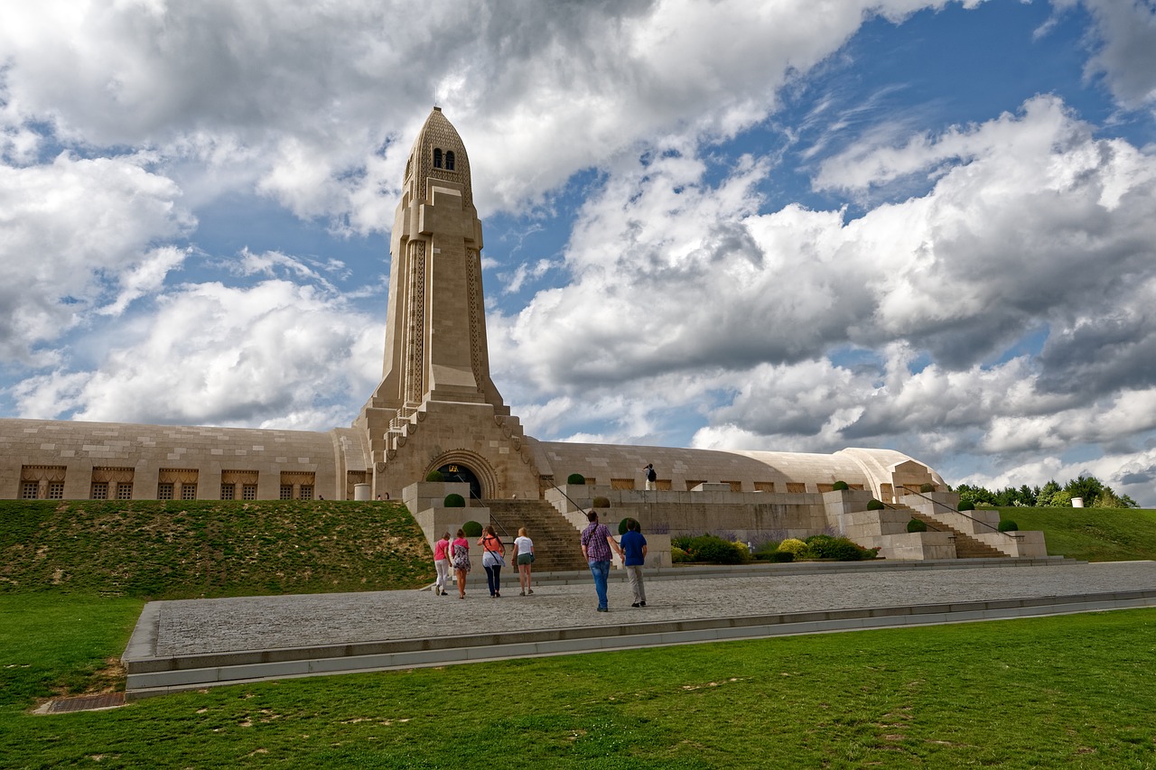 Fortas, Douaumont, Verdun, Šampanas, Ardenne, 1, Pasaulinis Karas, Paminklas, Kelionė, Dangus