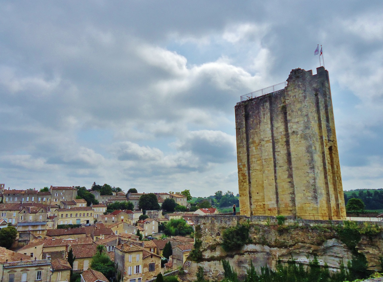 Fortas, Fortifikacija, Saint-Emilion, France, Kaimas, Nemokamos Nuotraukos,  Nemokama Licenzija