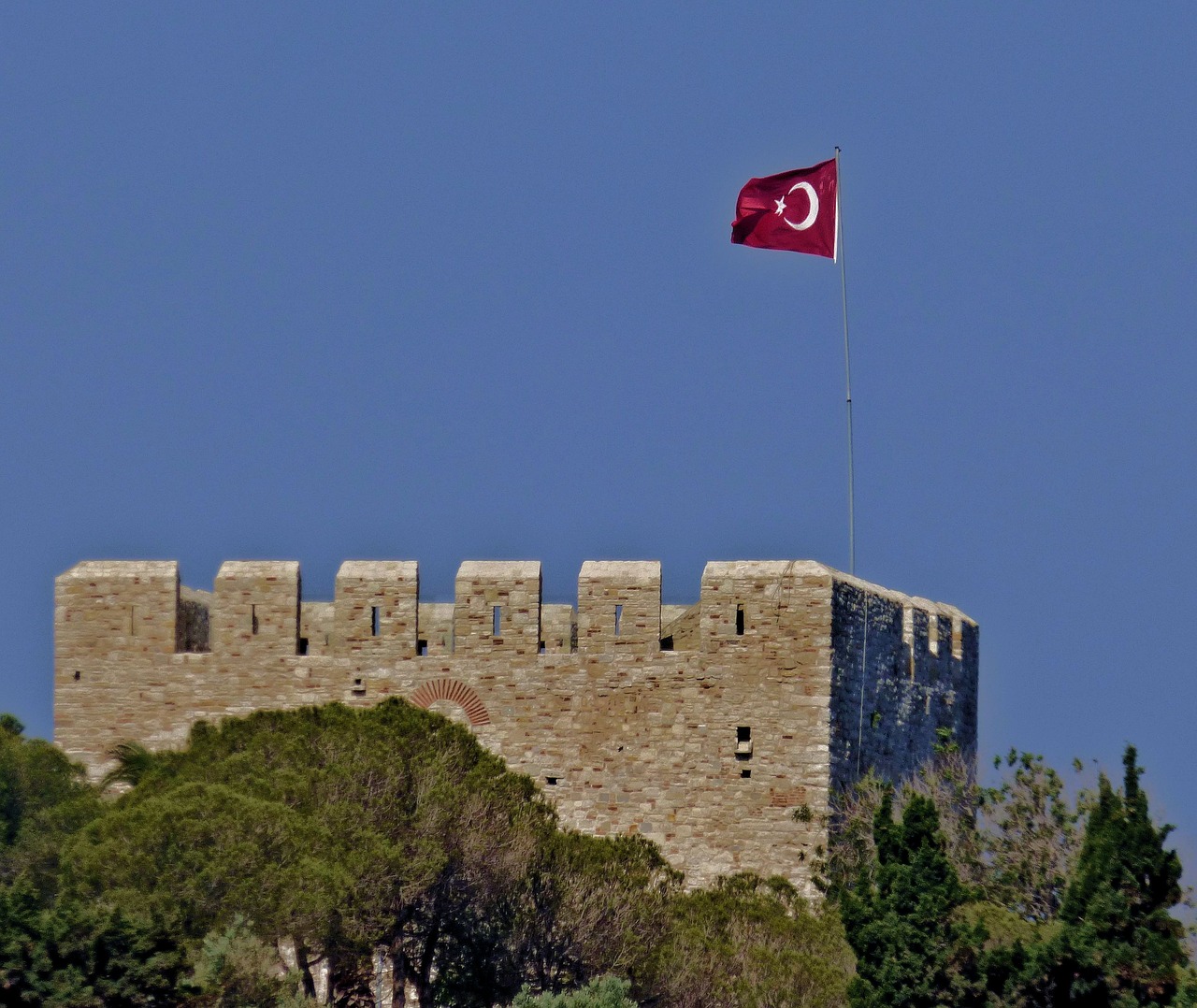 Fortas, Turkija, Architektūra, Kelionė, Tvirtovė, Turizmas, Senas, Bokštas, Europa, Kranto