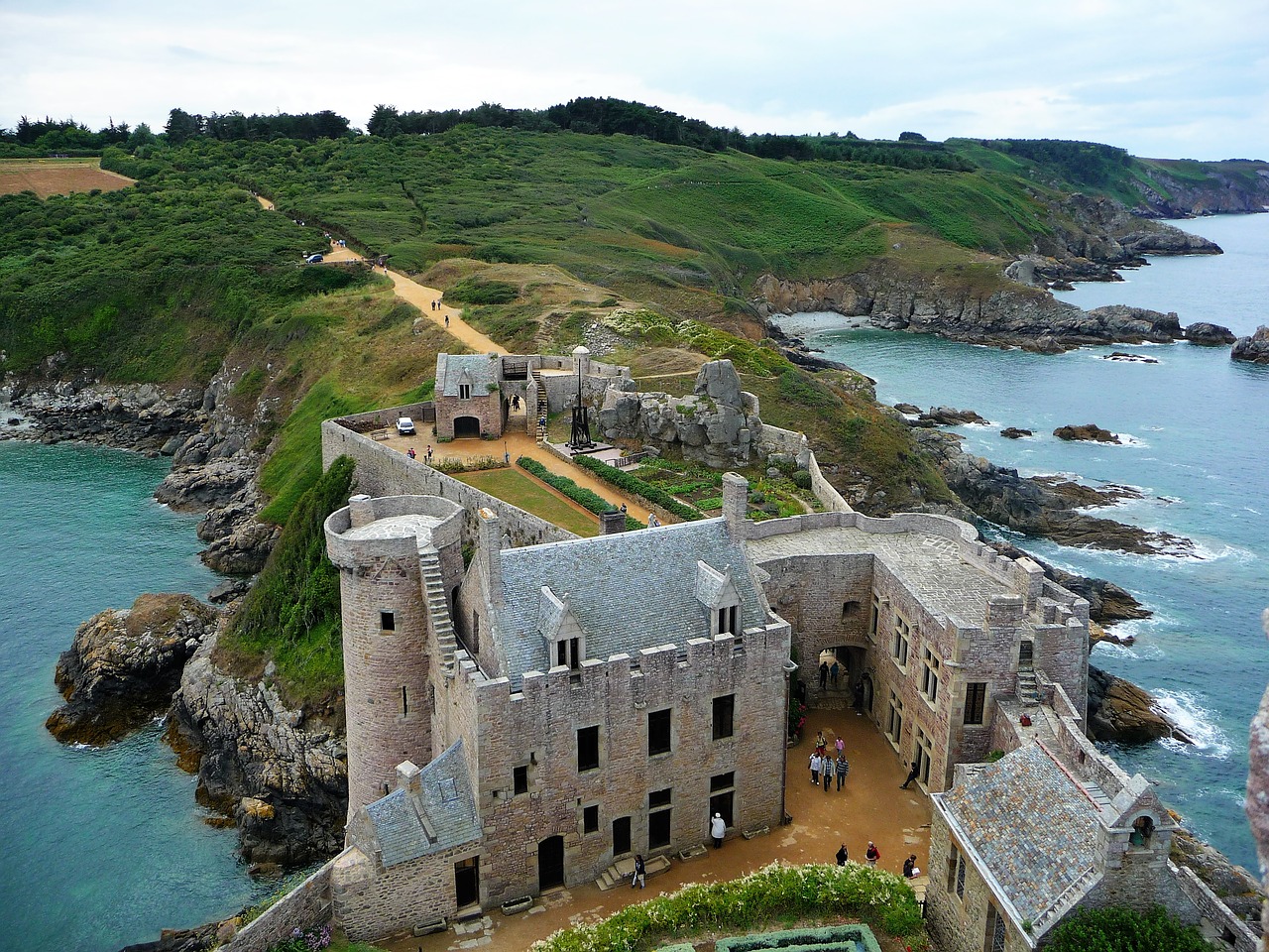 Fort Lath, Côtes Darmor, Brittany, Pilis, Nemokamos Nuotraukos,  Nemokama Licenzija