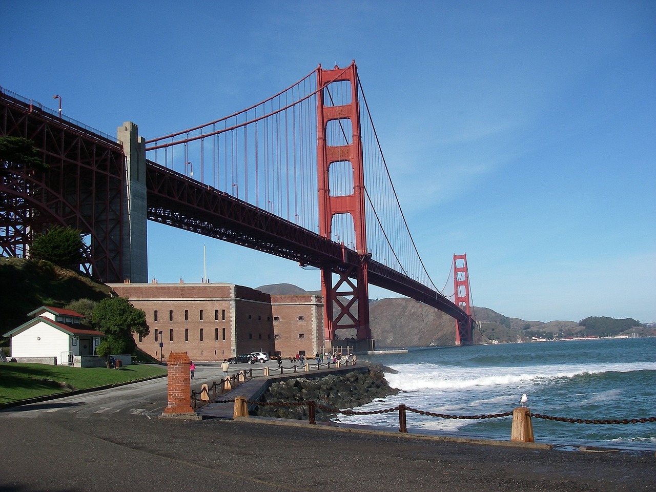 Forto Taškas, Nacionalinė Istorinė Vieta, Istorinis, Kariuomenė, Architektūra, Orientyras, San Francisco Bay, Tiltas, Turizmas, Mūra