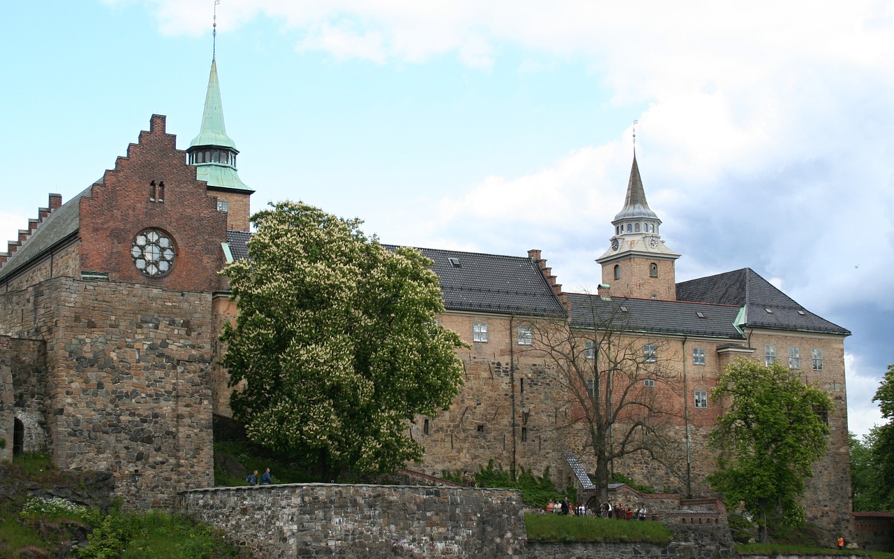 Tvirtovė, Akershus, Akershus Tvirtovė, Norvegija, Pastatas, Istoriškai, Architektūra, Oslo, Orientyras, Lankytinos Vietos