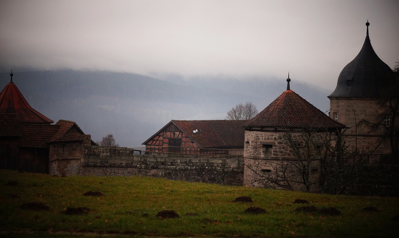 Rosenbergo Tvirtovė, Kronačas, Viršutinė Frankonija, Žiema, Nemokamos Nuotraukos,  Nemokama Licenzija