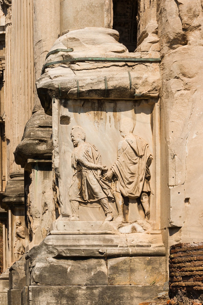 Forumas Romanum,  Arka,  Septimius Severus,  Roma,  Senovės,  Italy,  Architektūra,  Paminklas,  Akmuo,  Sugadinti