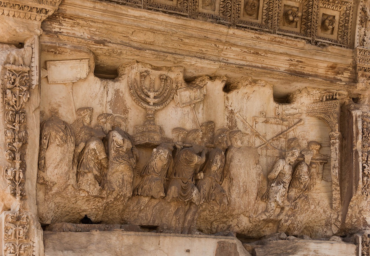 Forumas Romanum,  Arch Titus,  Palengvėjimas,  Jeruzalė,  Senovės,  Italy,  Žinomas,  Architektūra,  Istorija,  Sugadinti