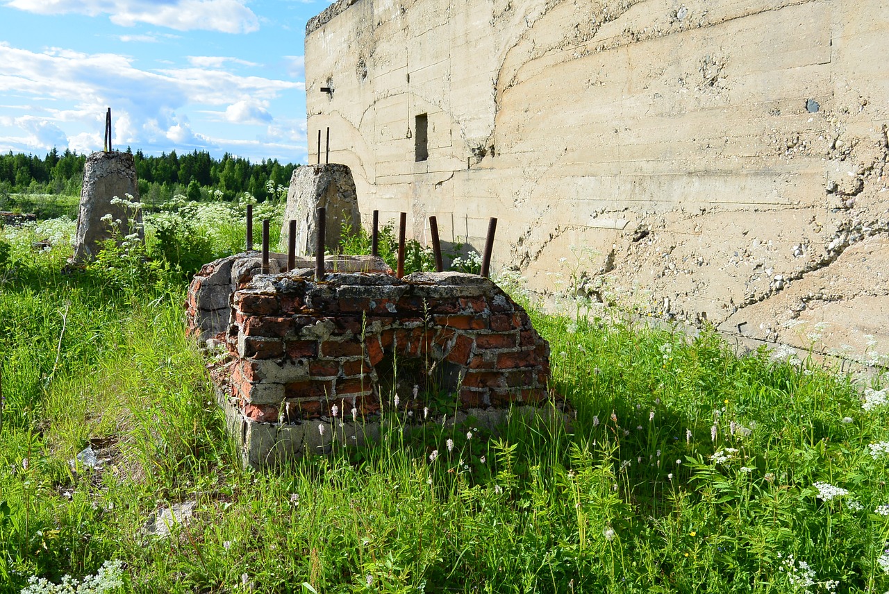 Fondas, Senas, Vokiečių, Orkaitė, Niokojimas, Žolė, Siena, Dangus, Jungiamosios Detalės, Nemokamos Nuotraukos