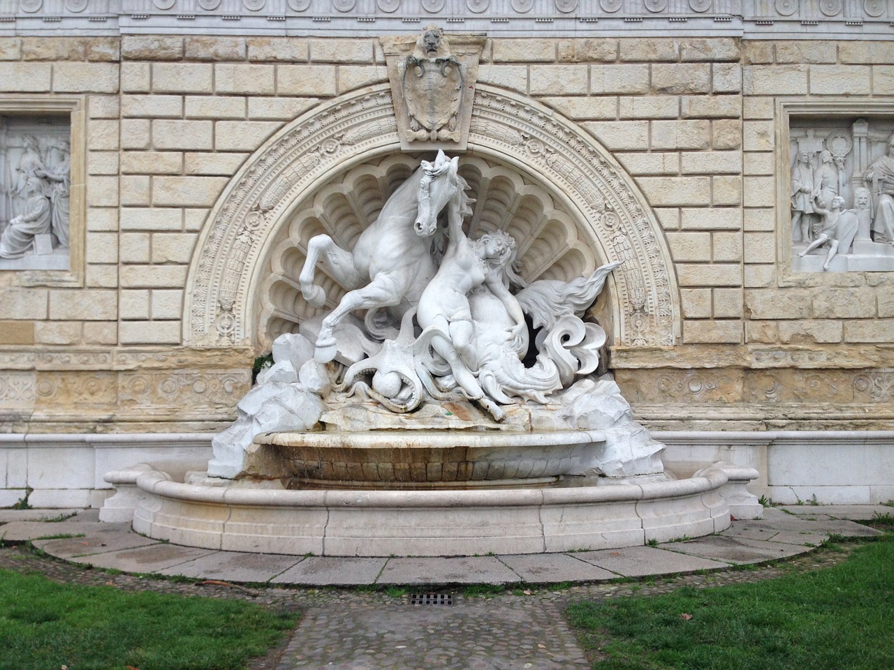 Fontanas, Parkas, Bolonija, Italy, Skulptūra, Kust, Figūra, Į Pietus, Kultūra, Nemokamos Nuotraukos