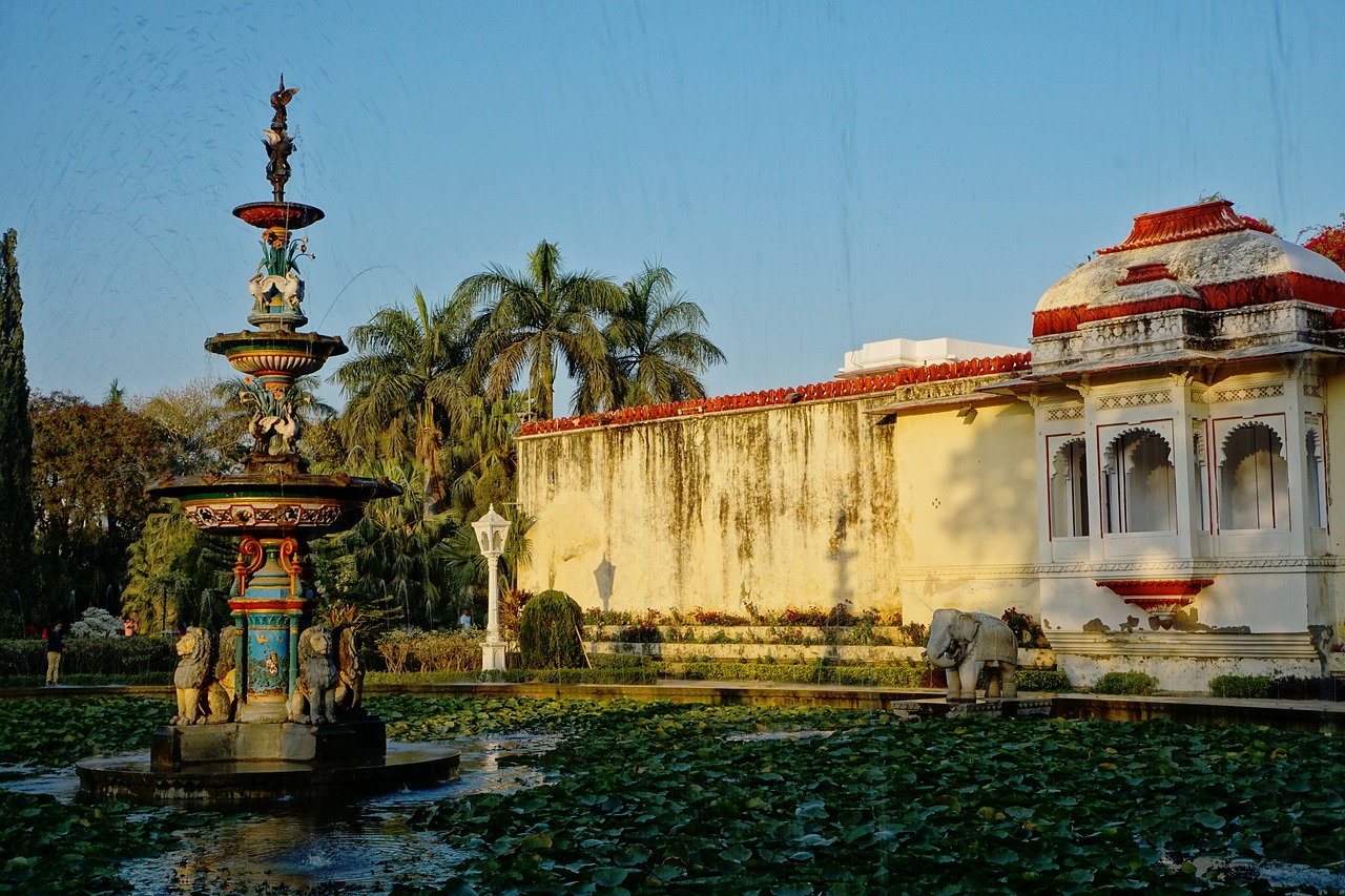 Fontanas, Architektūra, Kelionė, Parkas, Hinduizmas, Udaipur, Nemokamos Nuotraukos,  Nemokama Licenzija