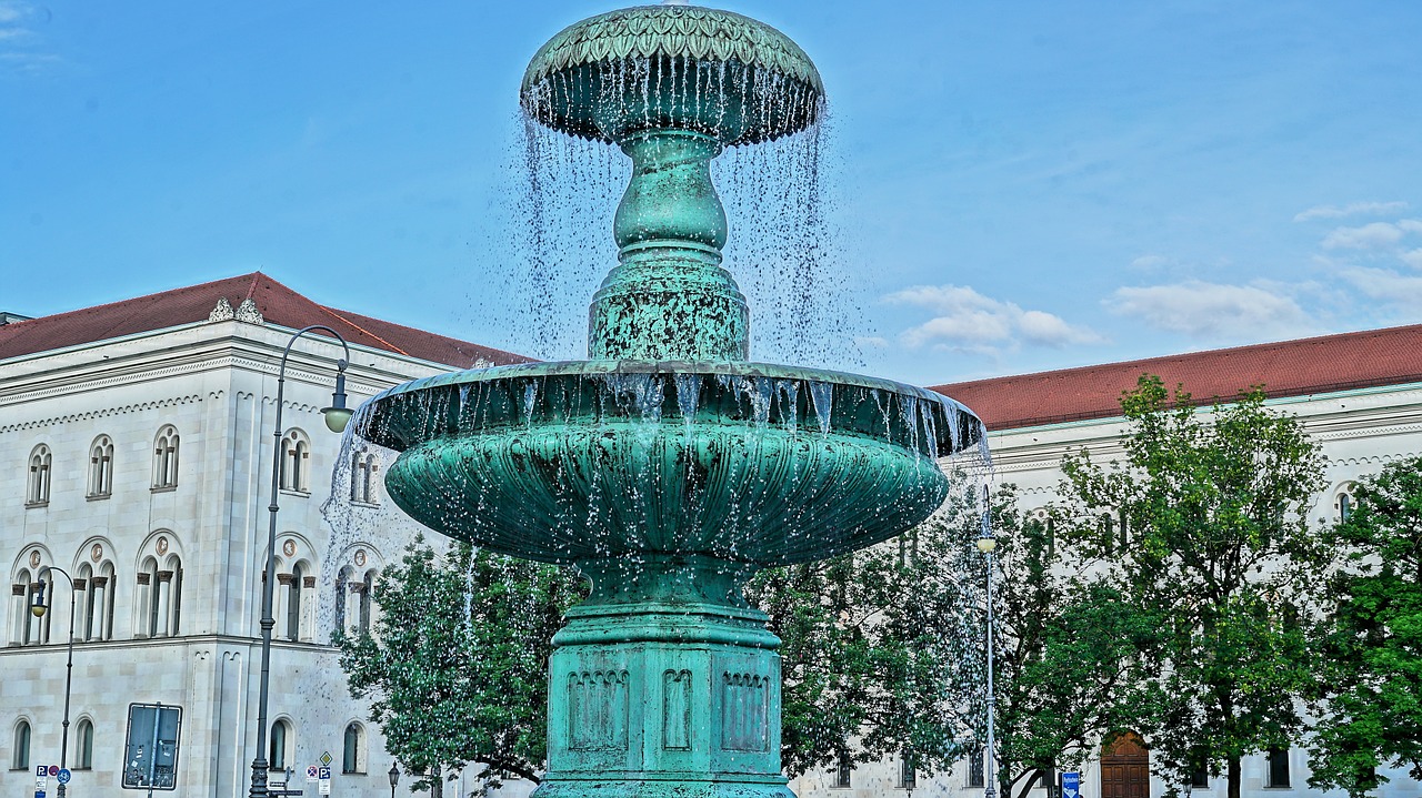 Fontanas, Munich, Bavarija, Valstybinis Kapitalas, Architektūra, Nemokamos Nuotraukos,  Nemokama Licenzija