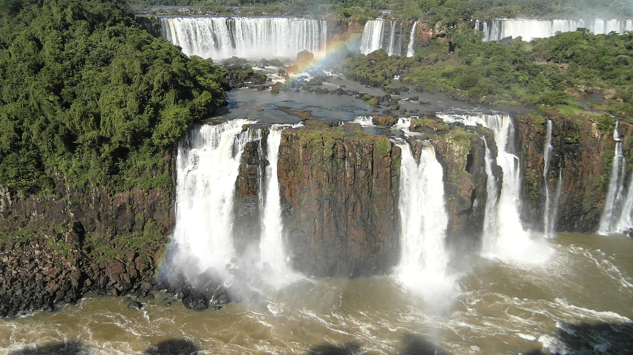 Foz Do Iguaçu, Iguaçu, Krioklys, Vanduo, Bylos, Purkšti, Laukiniai, Cataratas, Vaivorykštė, Sienos