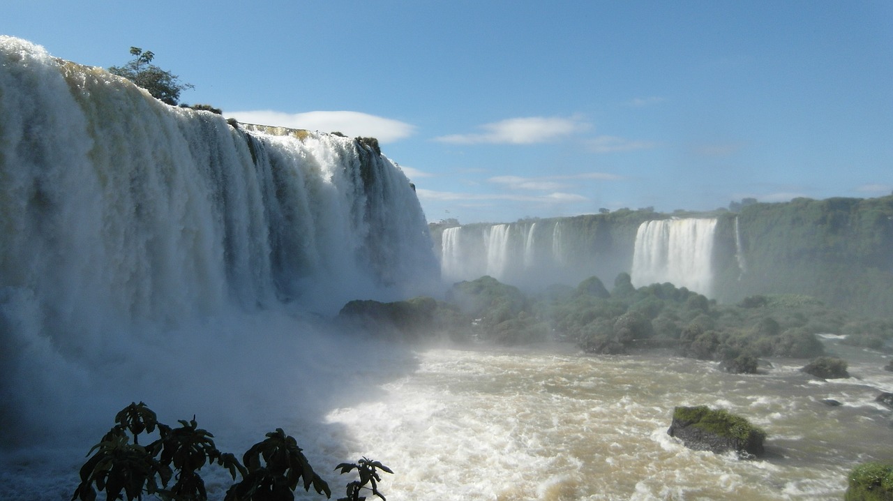 Foz Do Iguaçu, Iguaçu, Krioklys, Vanduo, Bylos, Purkšti, Laukiniai, Cataratas, Sienos, Brazilija