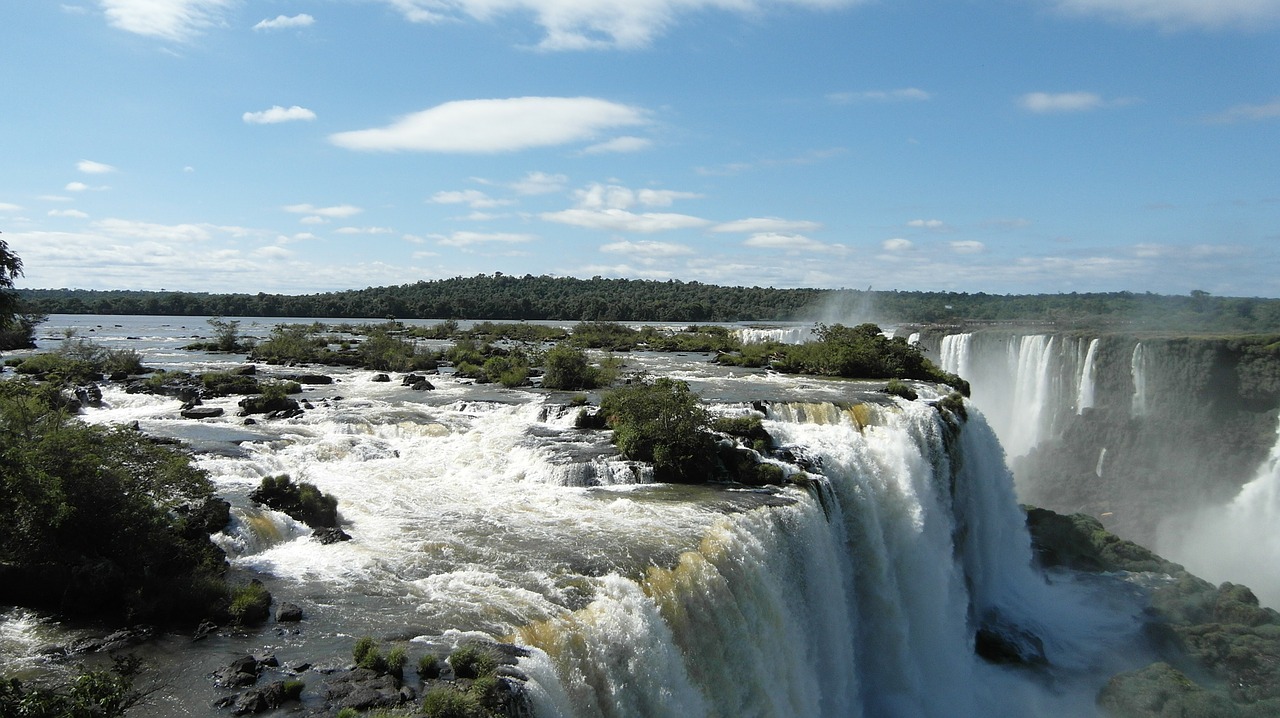 Foz Do Iguaçu, Iguaçu, Krioklys, Vanduo, Bylos, Purkšti, Laukiniai, Cataratas, Sienos, Brazilija