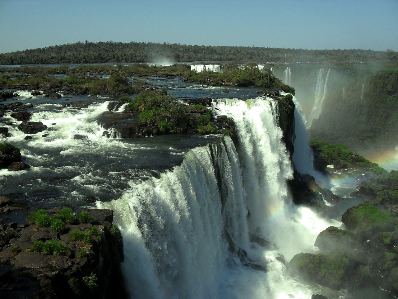 Iguaçu Burną, Vanduo, Katarakta, Brazilija Gamta, Paraná, Iguazu Patenka, Iguaçu Upė, Royalty Free, Nemokamos Nuotraukos,  Nemokama Licenzija