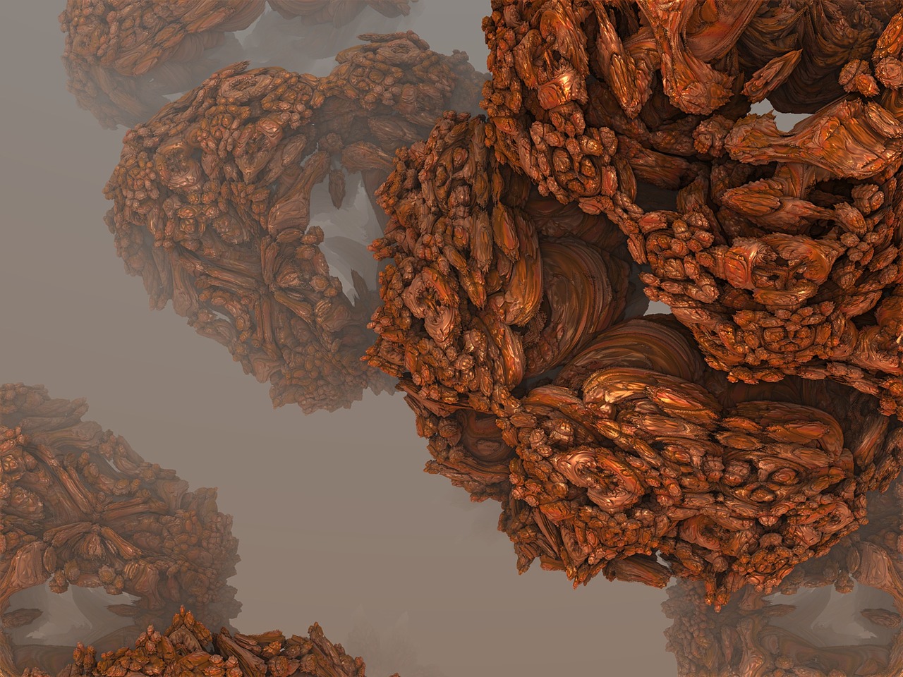 Fraktalas, 3D, Mandelbulb, Ekologiškas, Rūkas, Atstumas, Nemokamos Nuotraukos,  Nemokama Licenzija