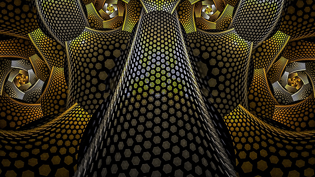 Fraktalas, Šešiakampis, Geometrija, Šešiakampis, Geometrinis, Dekoratyvinis, Modelis, Nemokamos Nuotraukos,  Nemokama Licenzija