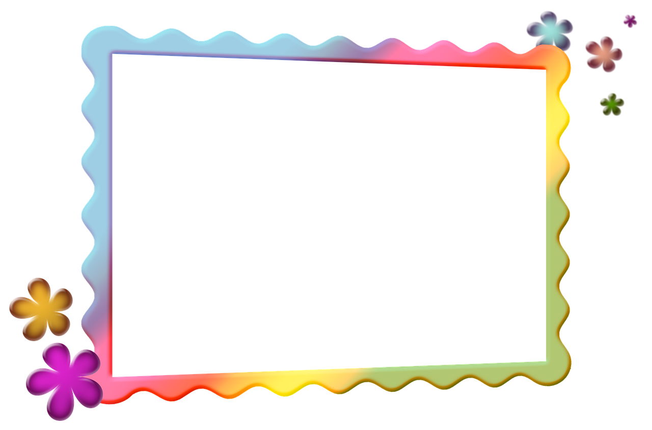 Rėmas, Nuotraukų Rėmelis, Spalvotas Rėmas, Vaikai, Šviesus, Vaivorykštė, Skaidrus Fonas, Nemokamos Nuotraukos,  Nemokama Licenzija