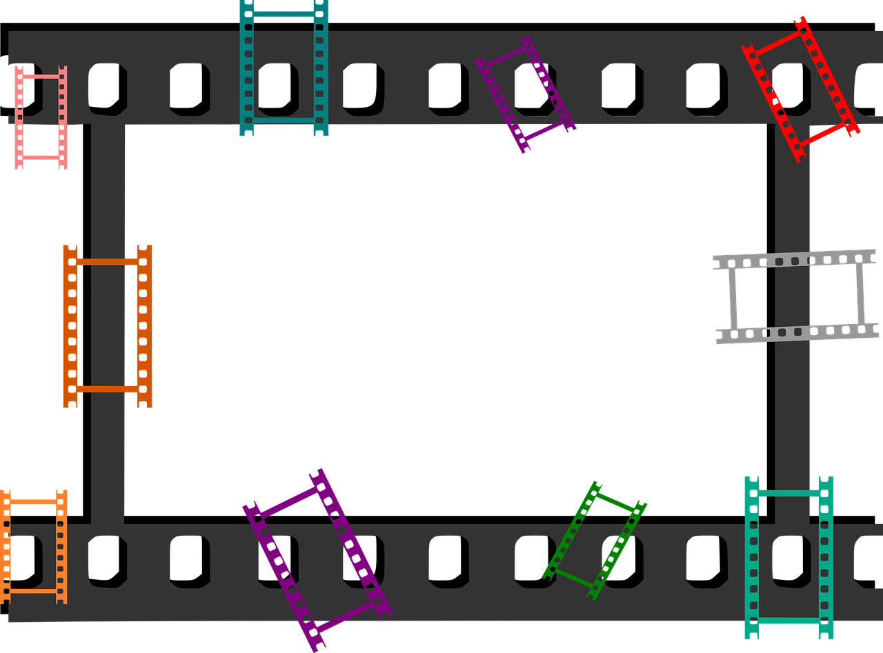 Rėmas, Spalvos, Dekoratyvinis, Filmas, Kinas, Tuščias Rėmas, Spalvinga, Nemokamos Nuotraukos,  Nemokama Licenzija