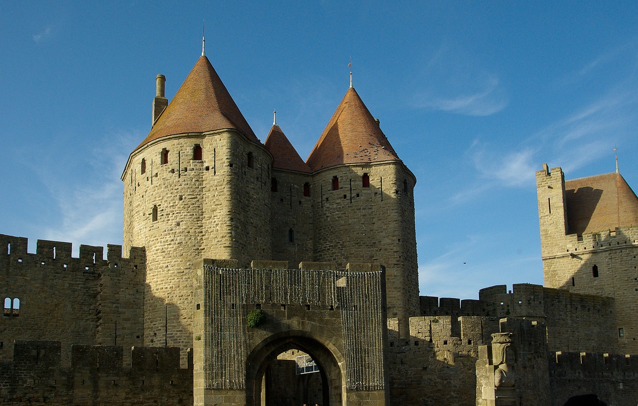 Carcassonne, France, Viduramžių Miestas, Važiuoklės, Turai, Nemokamos Nuotraukos,  Nemokama Licenzija