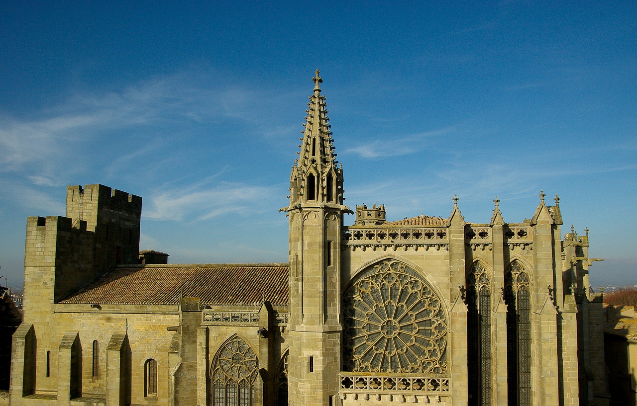 Carcassonne, France, Bažnyčia, Gotika, Rozetė, Nemokamos Nuotraukos,  Nemokama Licenzija
