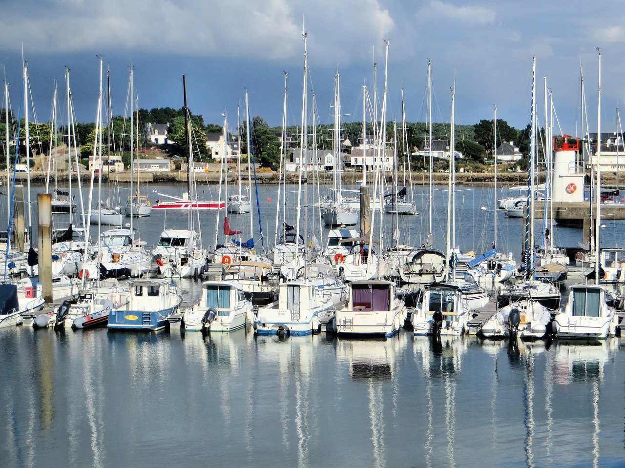 France, Brittany, Trejybė, La-Trinité-Sur-Mer, Uostas, Marina, Plaukiojimas, Burlaivis, Burlaiviai, Nemokamos Nuotraukos