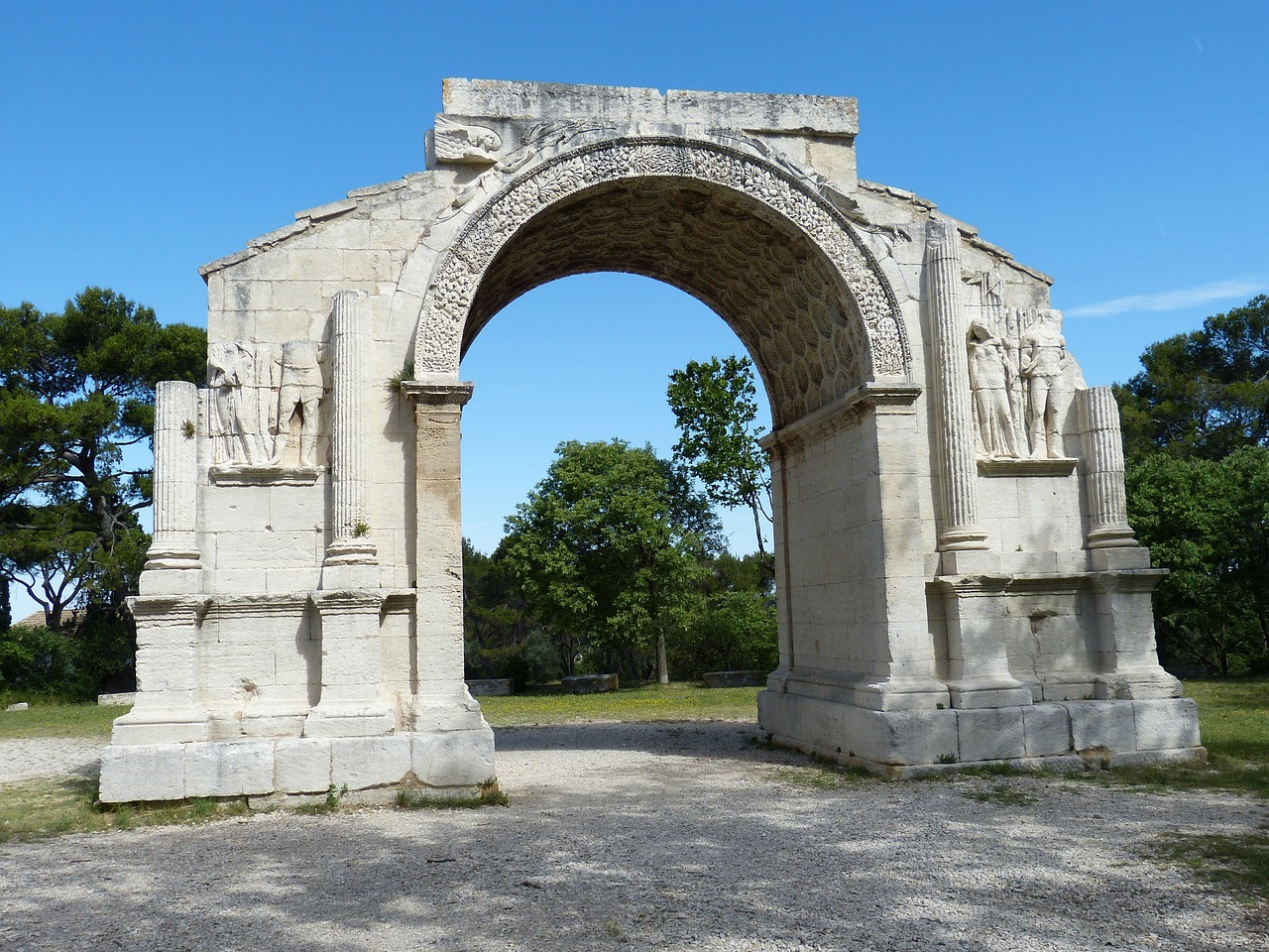 France, St Remy, Provence, Rhône, Pastatas, Romėnų, Senovinis, Portalas, Tikslas, Arka