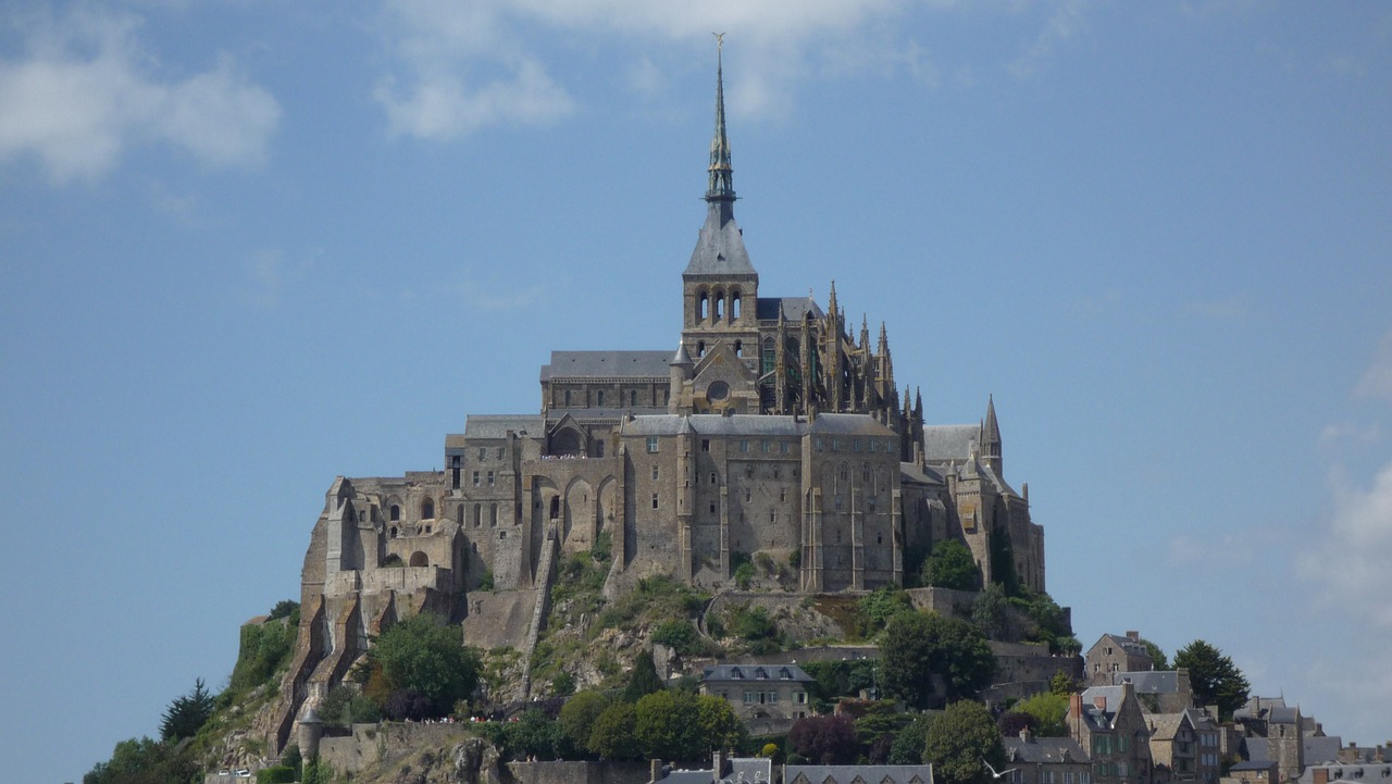 France, Le Mont Saint Michel, Normandija, Nemokamos Nuotraukos,  Nemokama Licenzija