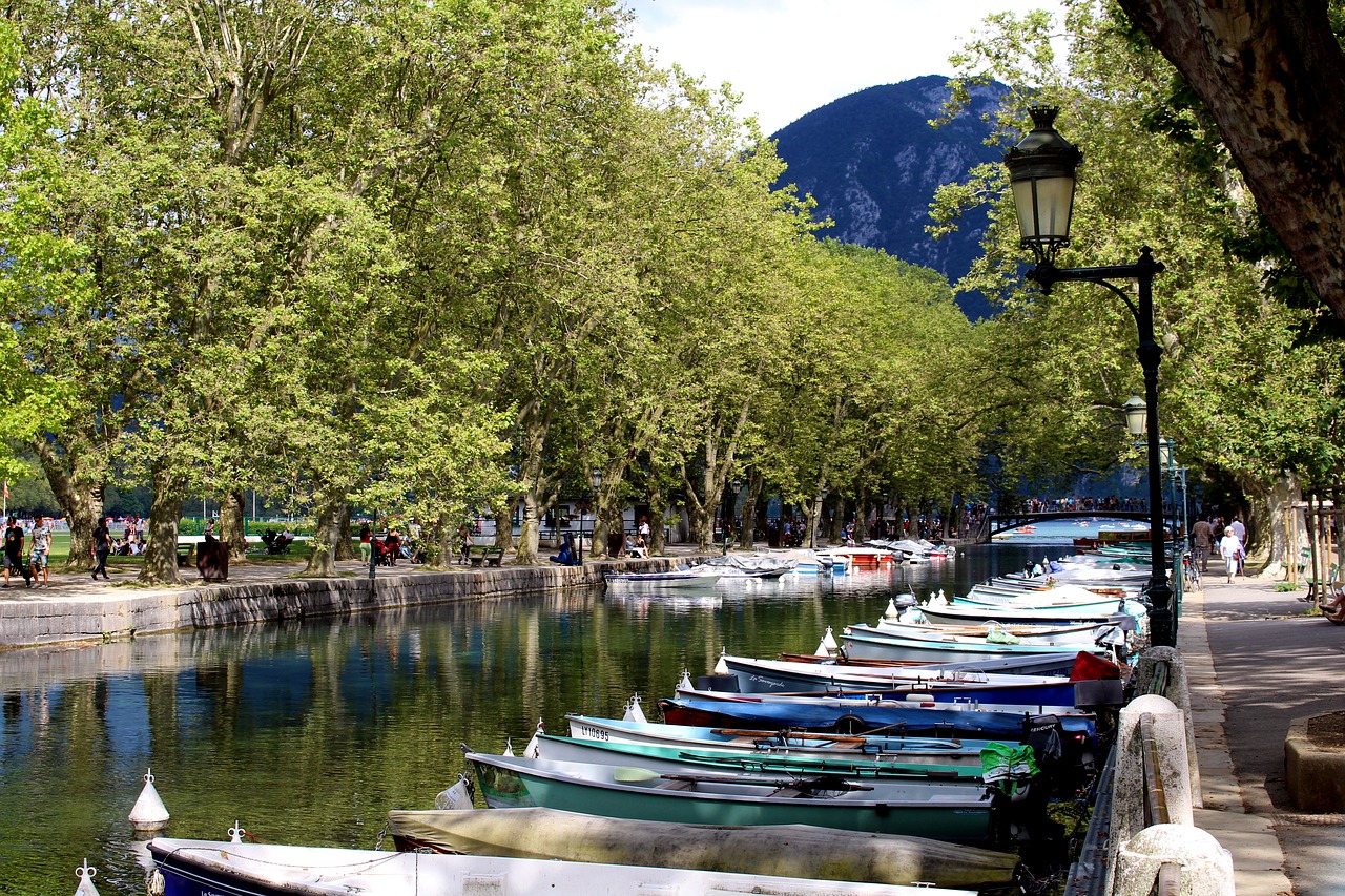 France, Annecy, Vanduo, Romantiškas, Vakaras, Atmosfera, Ronos Alpės Regionas, Ežeras, Kraštovaizdis, Gamta