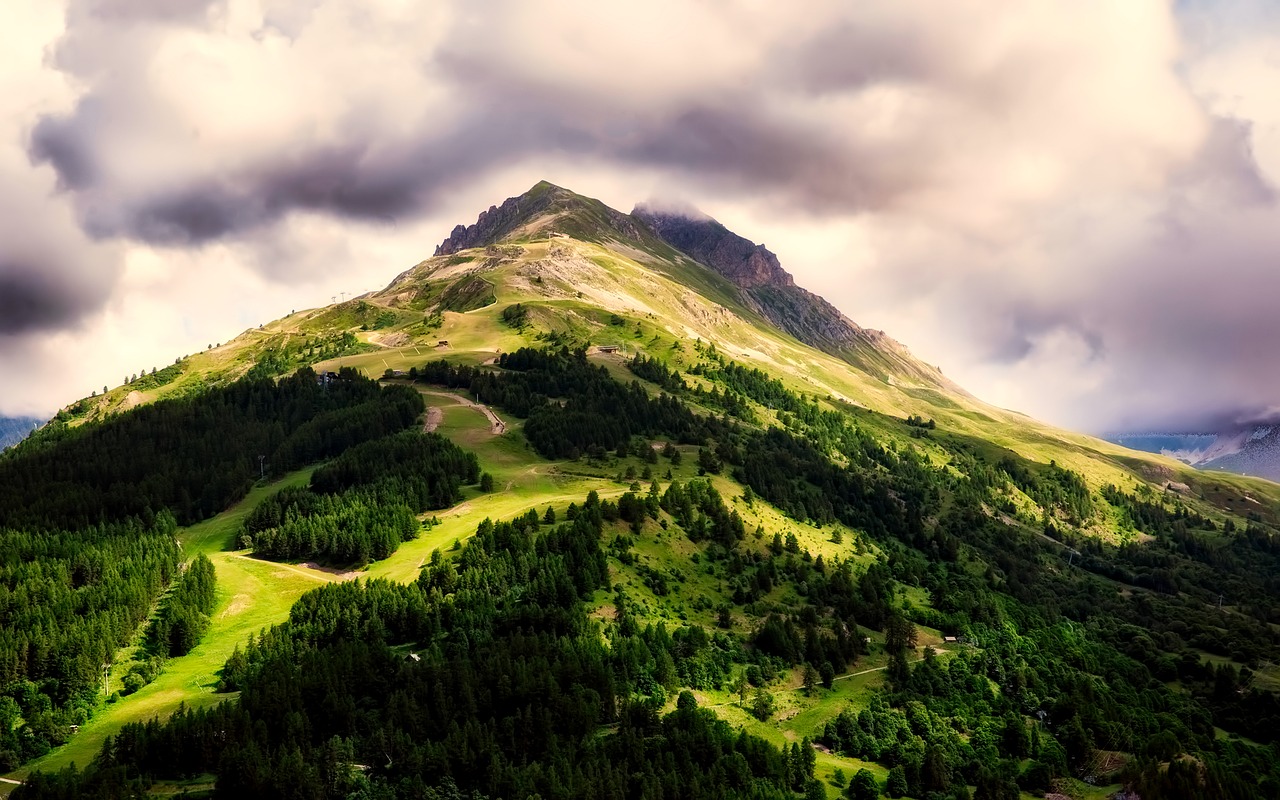 France, Kalnas, Kalvos, Miškas, Medžiai, Miškai, Gamta, Lauke, Šalis, Kaimas