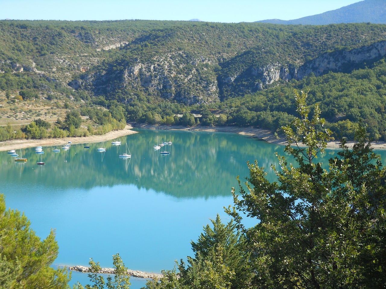 France, Verdon, Kalnai, Kraštovaizdis, Vaizdingas, Vanduo, Ežeras, Gamta, Nemokamos Nuotraukos,  Nemokama Licenzija