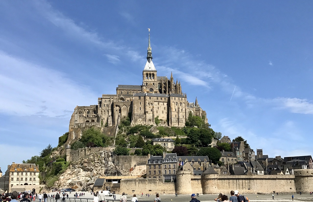 France, Mont St Michel, Lankytinos Vietos, Nemokamos Nuotraukos,  Nemokama Licenzija