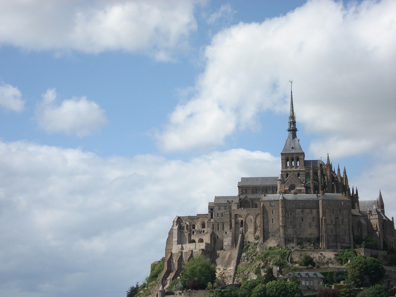 France,  Mt Saint Michel,  Pilis,  Istorinis,  Dangus,  Europa,  Tvirtovė,  Fortifikacija,  Kelionė,  Rokas