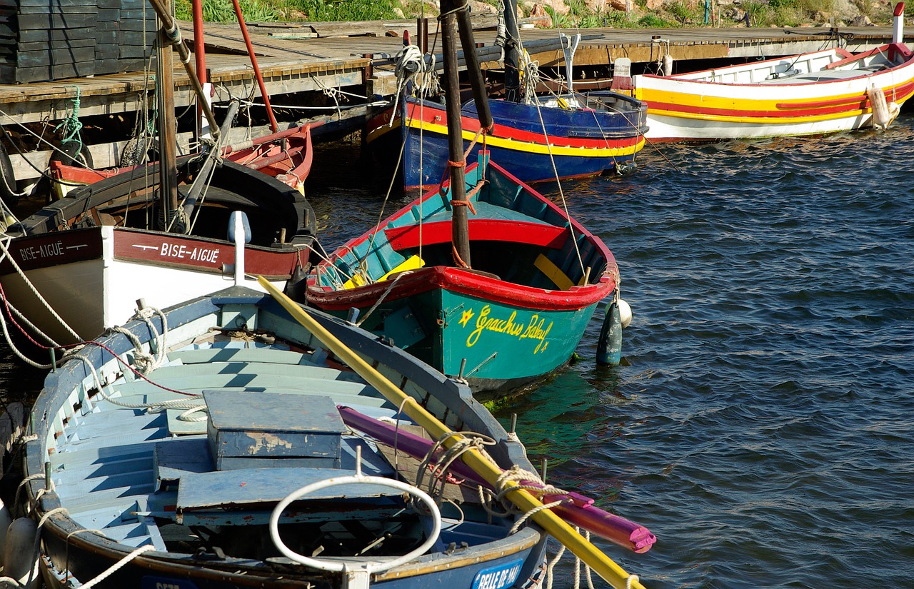 France, Sète, Viduržemio Jūros, Uostas, Žvejybos Laivai, Nemokamos Nuotraukos,  Nemokama Licenzija