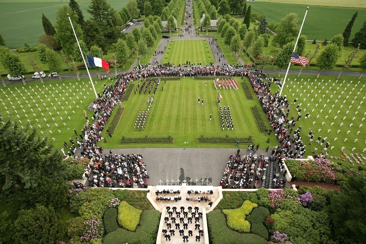 France, Belleau Mediena, Žmonės, Kraštovaizdis, Gamta, Lauke, Ceremonija, Paminklas, Žolė, Medžiai