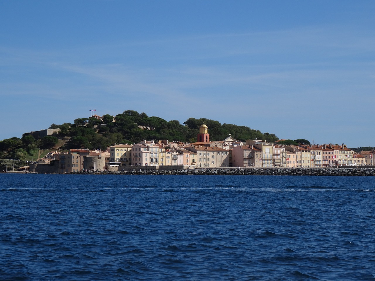 France, Provence, Saint Tropez, St Tropez, Jūra, Vaizdas, Miestas, Europa, Peizažas, Kraštovaizdis