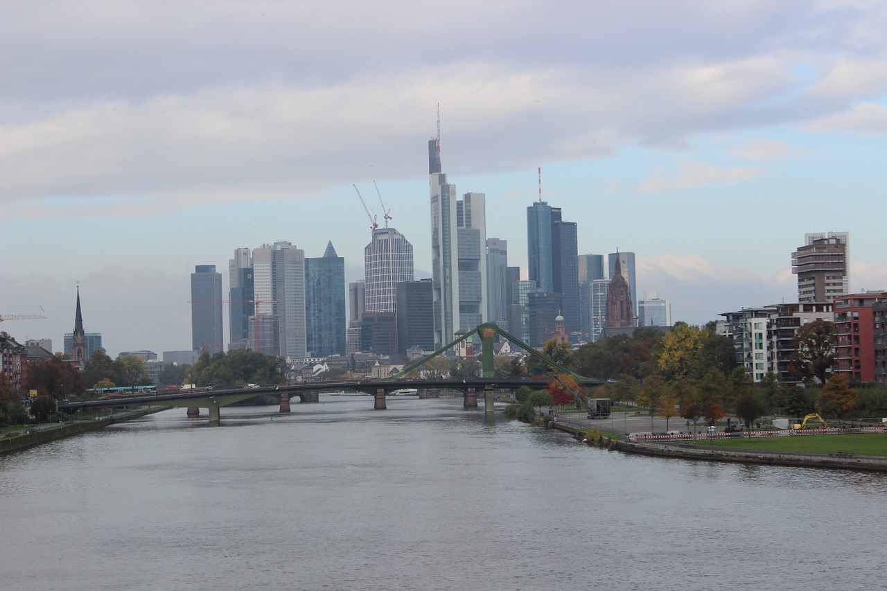 Frankfurtas, Panorama, Architektūra, Pastatas, Miesto Panorama, Upė, Nemokamos Nuotraukos,  Nemokama Licenzija