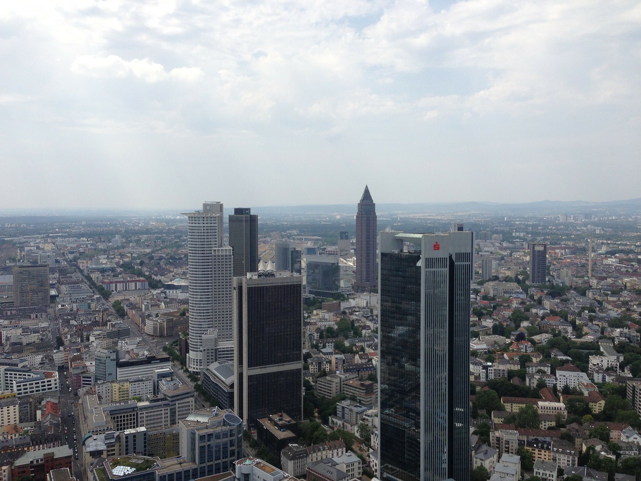 Frankfurtas, Panorama, Dangoraižis, Miesto Centras, Centras, Pagrindinis Bokštas, Vaizdas, Nemokamos Nuotraukos,  Nemokama Licenzija