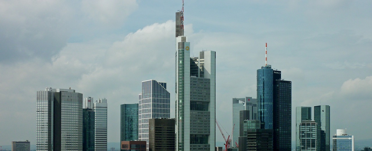 Frankfurtas, Pagrindinis Frankfurtas, Dangoraižis, Dangoraižiai, Pagrindinis, Mainhattan, Panorama, Miesto Panorama, Architektūra, Miestas