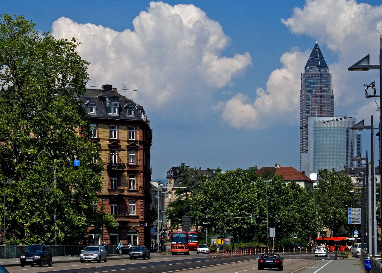 Frankfurtas, Miesto Centras, Frankfurtas Yra Pagrindinė Vokietija, Messeturm, Nemokamos Nuotraukos,  Nemokama Licenzija