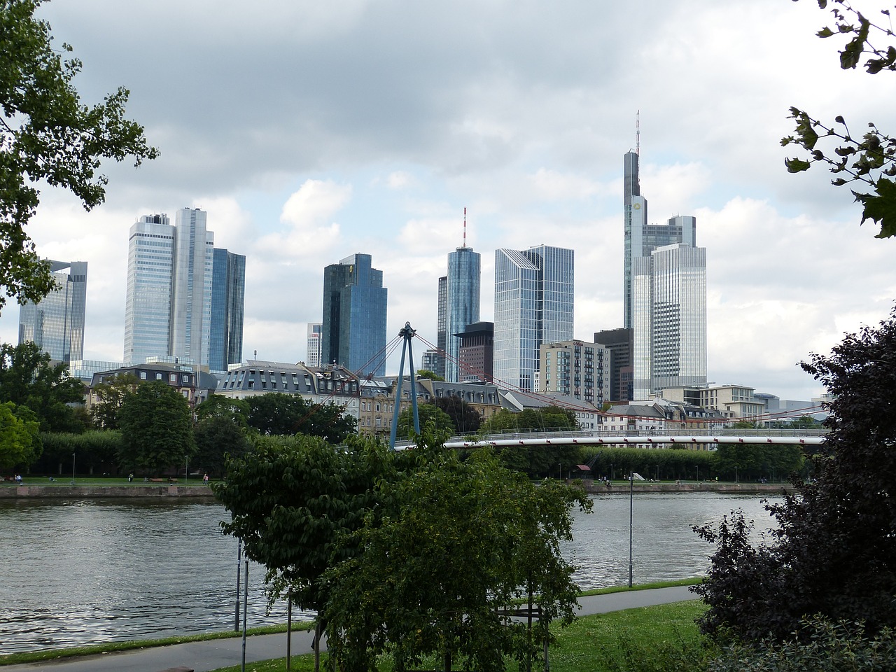 Frankfurtas, Hesse, Dangoraižis, Architektūra, Pagrindinis, Pastatas, Miestas, Šiuolaikiška, Frankfurtas Yra Pagrindinė Vokietija, Langas