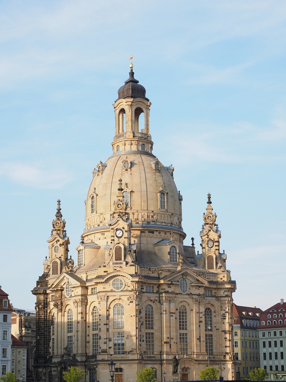 Frauenkirche, Drezdenas, Mūsų Ponios Bažnyčia, Evangelikų Liuteronų, Baroko Bažnyčia, Bažnyčia, Barokas, Monumentalus Pastatas, Dresdner Neumarkt, Pertvarkytas