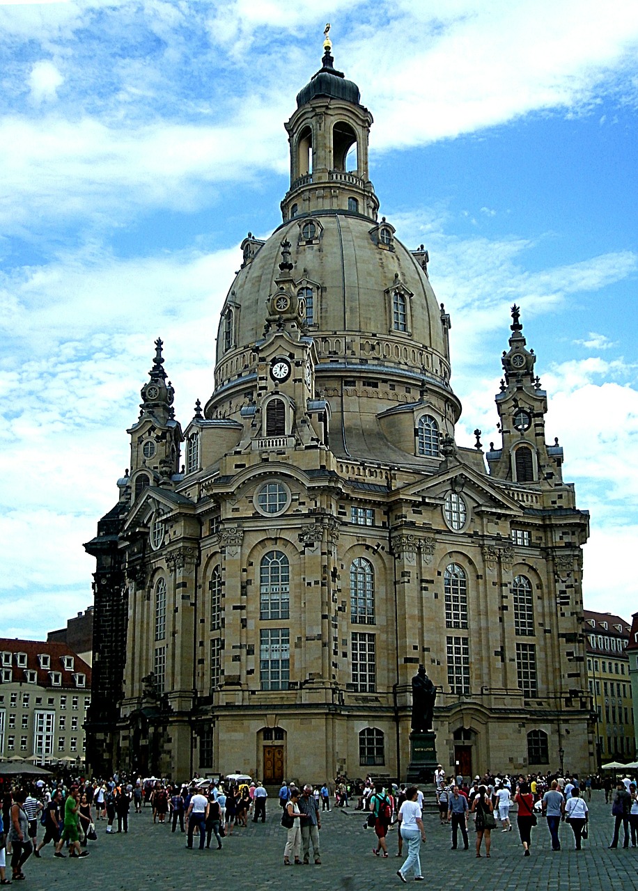 Frauenkirche, Orientyras, Drezdenas, Saksonija, Nemokamos Nuotraukos,  Nemokama Licenzija