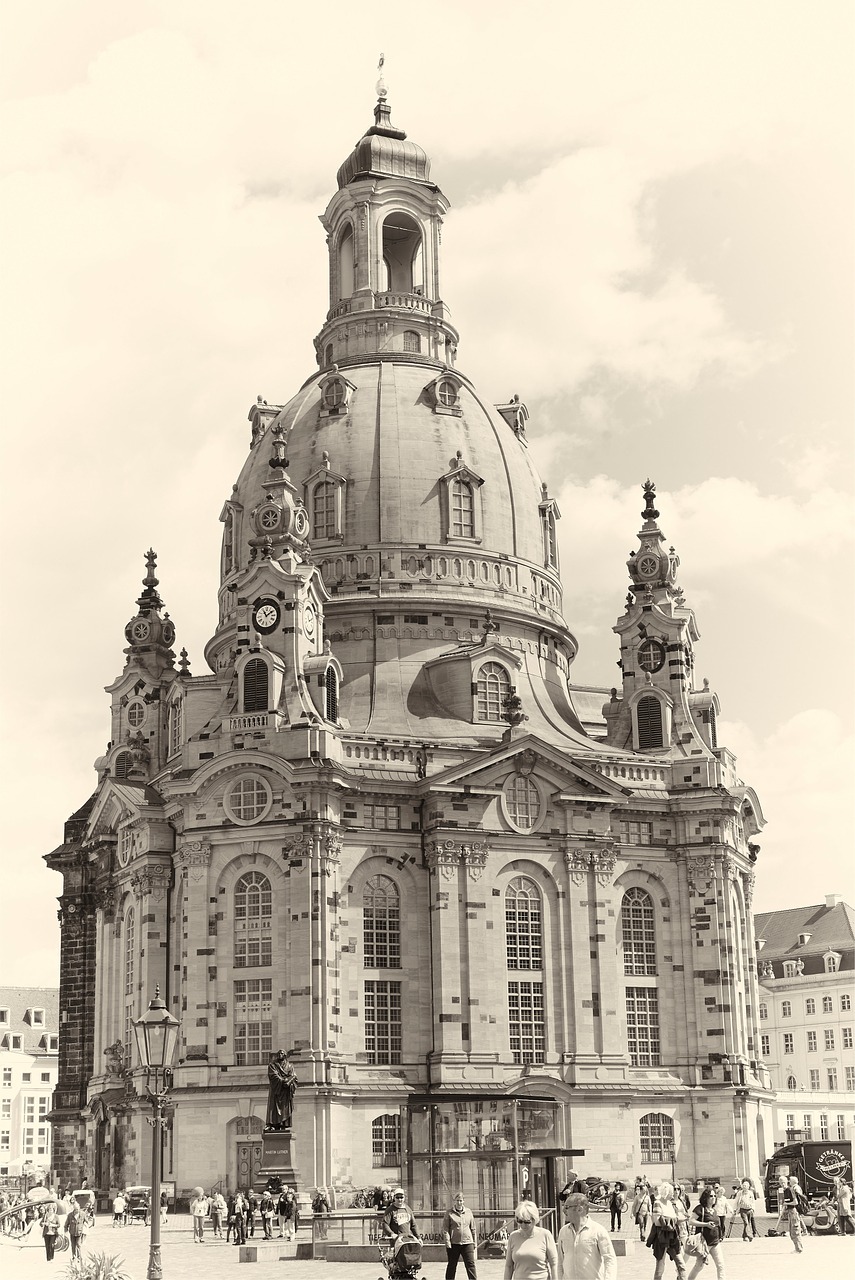 Frauenkirche, Drezdenas, Lankytinos Vietos, Senamiestis, Paminklas, Saksonija, Pastatas, Bokštas, Bažnyčia, Istorija