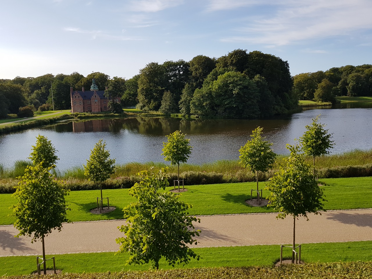 Frederiksborg, Ežeras, Žalias, Nemokamos Nuotraukos,  Nemokama Licenzija