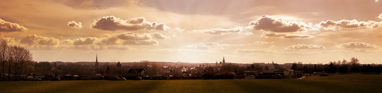 Freiberg,  Miestas,  Panorama,  Pobūdį,  Saulėlydžio,  Kraštovaizdis,  Twilight,  Dangus,  Saulė,  Vakarą Dangus